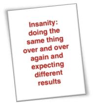 Insanity Is